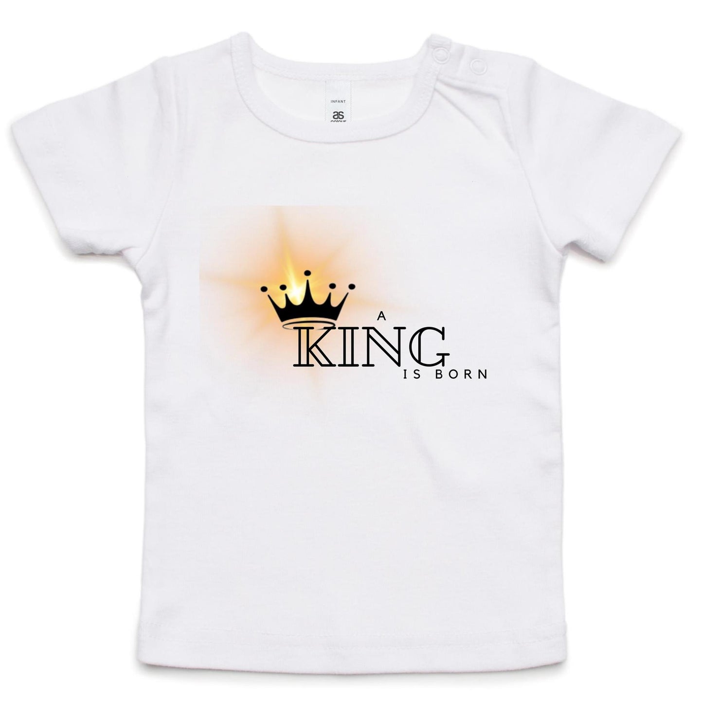 A King Is Born Baby Wee Tee