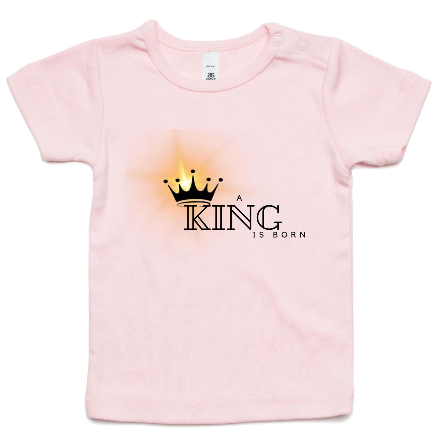 A King Is Born Baby Wee Tee